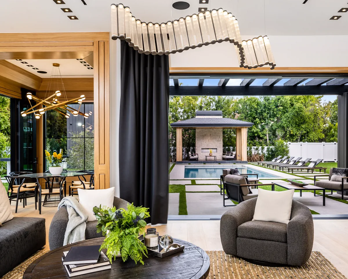 Illustrative contemporary living space